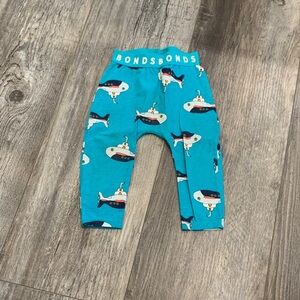 Bonds Kids Teal Submarine Leggings